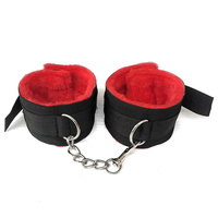 7 PCS verstellbares BDSM-Kit Plüsch SM-Spielzeug Sex Bondaged Bett fesseln Handgelenk Knöchel gebunden nach unten Hals Beins ch laufe für bequeme Ruhe