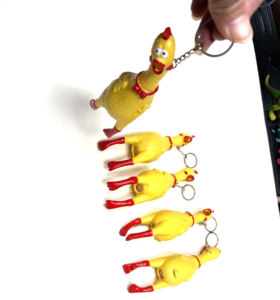 Jouets amusants et farces à thème <span class=keywords><strong>de</strong></span> Pâques, poulet gonflable écologique qui pond des œufs, en matériau TPR souple, sans limite d'âge - Product Image 6