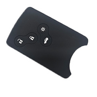 Housse de protection en silicone pour clé de voiture Renault - Étui intelligent pour télécommande 4 boutons pour Clio, Megane, Captur, Kadjar, Arkana, Zoe, Dacia
