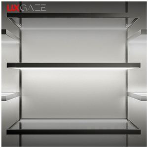 <b>Heavy</b> <b>Duty</b> Metallic Powder Coated Supermarket Rack Single-Sided Retail <b>Shelf</b> LED Light Customized Size Home Decoration Display - Product Image 2