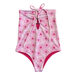 Maillots <span class=keywords><strong>de</strong></span> <span class=keywords><strong>bain</strong></span> personnalisés d'été pour femmes, adolescentes et filles, avec imprimé fleurs hawaïennes, sans manches, pour femmes âgées, bikini, vêtements <span class=keywords><strong>de</strong></span> plage - Product Image 5
