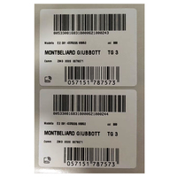 Étiquettes RFID UHF à puce U9 pour contrôle d'accès, étiquettes suspendues imperméables en PET pour vêtements, chaussures et sacs