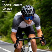 Lunettes intelligentes 5.3 à faible consommation d'énergie, assistant vocal IA, étanches IPX5, chargement magnétique, contrôle tactile par application, capture vidéo 1080P