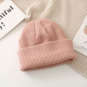 Acrylic Cuffed Custom Logo Plush Winter <b>Knitted</b> Beanie Hat-Unisex Warm Fruit <b>Pattern</b> Beach & Business Use - Product Image 5