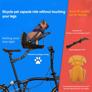 <span class=keywords><strong>Remorque</strong></span> de vélo pliable PETAOK <span class=keywords><strong>pour</strong></span> animaux de compagnie, tente écologique en plastique <span class=keywords><strong>pour</strong></span> chiens et chats de petite et moyenne taille jusqu'à 12,5 kg, transporteur de cyclisme extérieur - Product Image 5