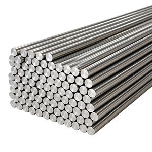 Barre ronde en acier inoxydable poli, tige métallique solide pour usinage et fabrication - Product Image 4