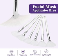 Kuas Masker Serbaguna Ramah Kulit, Lembut, dan Ramah Kulit, Aplikator Krim Masker Lumpur Wajah, Alat Kosmetik Perawatan Kulit