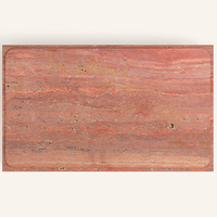 KUMUSI OEM Ensemble de salon moderne contemporain américain de luxe Table basse sculptée en travertin