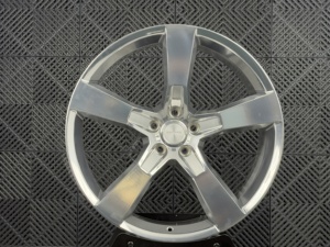 Jantes en aluminium forgé personnalisées de 18 à 22 pouces 5×120 pour Chevrolet Camaro SS, finition argent brossé, cinq branches, jantes légères - Product Image 3