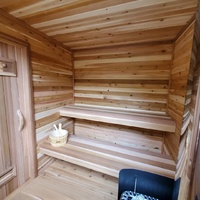 Harga grosir ruang Sauna persegi dengan tabung pemanas keramik kompor Sauna elektrik Finlandia
