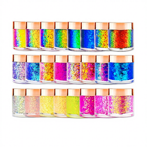 10g Poudre scintillante végane pour maquillage d'Halloween, fard à paupières crémeux, gel pailleté effet caméléon, base de fard à paupières, marque privée - Product Image 1