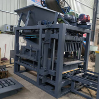Machine à Briques en Ciment Automatique avec Moules Remplaçables, Différentes Tailles, Machine à Fabriquer des Briques, Vibration Électrique, Conception Simple