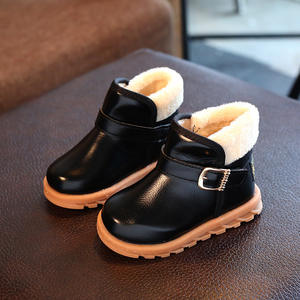 Hiver Nouvelles Bottes en coton pour enfants Petites et moyennes Bottes courtes pour garçons Filles Bébés Chaussures en coton épaissies et chaudes pour la neige - Product Image 6