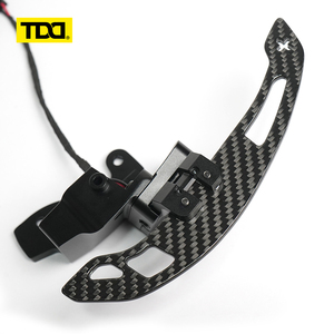 แป้นเปลี่ยนเกียร์คาร์บอนไฟเบอร์แม่เหล็ก TDD สำหรับ Ford F150 F-150 Raptor 2015-25 ให้สัมผัสตอบสนองคมชัด - Product Image 2