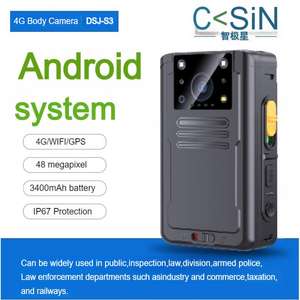 Cámara Corporal EIS Antivibración 4G con Gran Angular, Visión Nocturna, GPS/BD, Transmisión en Vivo y Audio Bidireccional - Product Image 5