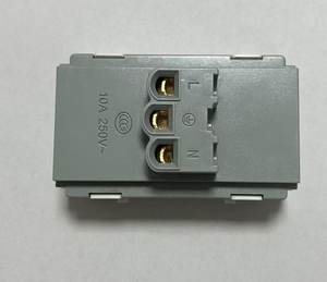 सॉकेट कवर के साथ कंप्यूटर प्लास्टिक खोल दीवार सॉकेट 220v ip21 कॉपर - Product Image 3