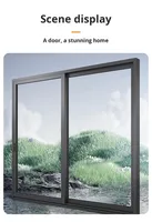 Sistema de Sellado de Ventanas Moderno, Insonorizado, de Aleación de Aluminio, con Diseño de Puente Roto Templado, Personalizado para Balcón