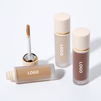 Meilleur Fond de Teint Mat et Vegan à Faible MOQ, Maquillage Marque Privée, Correcteur Liquide Peau Foncée, Anti-Cernes Couvrance Totale Marque Privée