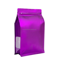 Vente en gros Sacs en plastique réutilisables à fond carré Gravure imprimée Pochette debout transparente à fermeture éclair recyclable pour croustilles
