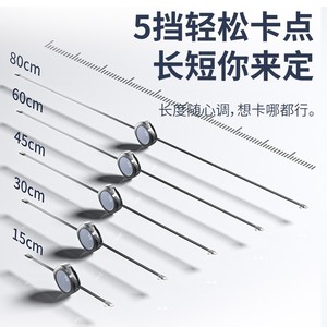 <span class=keywords><strong>Cavo</strong></span> di Ricarica Retrattile 2-in-1, Compatibile con Type-C e <span class=keywords><strong>Apple</strong></span> <span class=keywords><strong>iPhone</strong></span> 16, <span class=keywords><strong>Cavo</strong></span> di Ricarica Portatile - Product Image 3