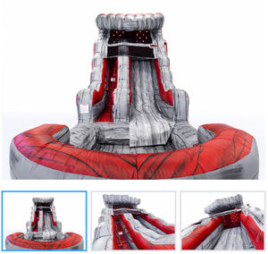 Divertiti a scendere in uno scivolo fantastico, lo scivolo d'acqua è qualcosa che non puoi perdere uno scivolo spettacolare con piscina ad acqua fredda - Product Image 3