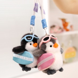 Peluche de <span class=keywords><strong>pingouin</strong></span> hawaïen très précieuse, style <span class=keywords><strong>surf</strong></span>, cadeau d'anniversaire pour couple, polyester et coton PP, 11-30 cm - Product Image 4