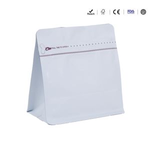 Bolsa <span class=keywords><strong>de</strong></span> Fondo Plano <span class=keywords><strong>de</strong></span> Alta Calidad a Prueba <span class=keywords><strong>de</strong></span> Olores, Sellada por 8 Lados, con Válvula <span class=keywords><strong>y</strong></span> Cierre, para Granos <span class=keywords><strong>de</strong></span> Café - Product Image 2