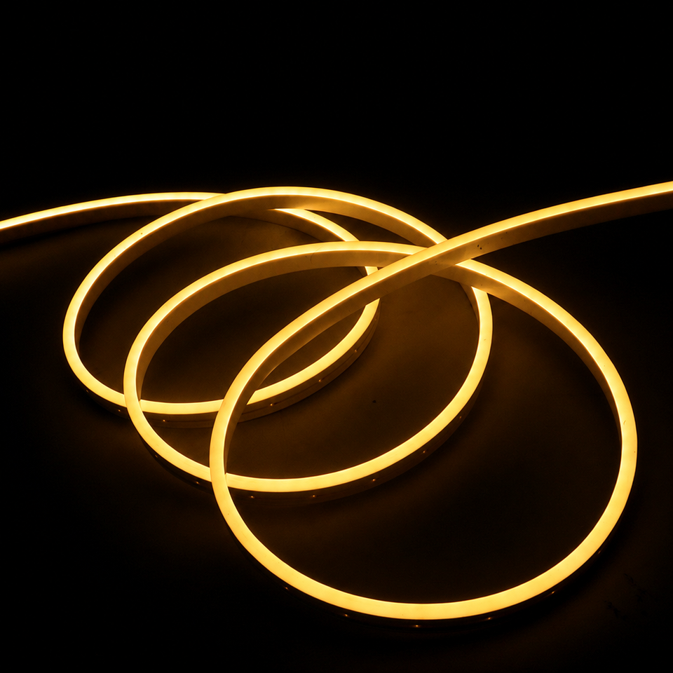 COB LED Strip Light 12V 24V Flexible Dotless Linear Tape CRI90 Dimmable ...
