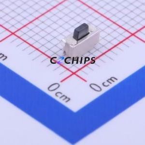 TS-1010-B-A Tactile Switch SMD Switch Single Pole Single Throw Rectangle Button 1.6N Horizontal Mount - Product Image 1
