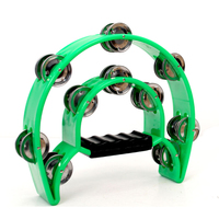 Wholesale Best Price 8 Inch 22CM Double Row Metal Jingles Held Percussion Tambourines Musical Instrument
