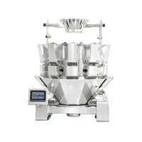 Machine de remplissage semi-automatique à pesage combiné pour noix, thé, chips, pop-corn, accessoires de quincaillerie, bonbons, farine, granulés et poudres