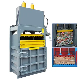 Aluminum Beer Can Hydraulic Baler Waste Carton Bale carton compress baler packing machine