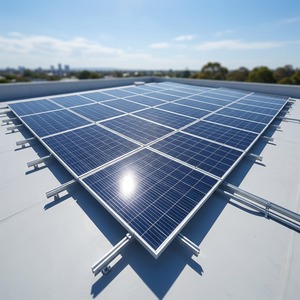 Structure de montage de panneaux solaires en aluminium haute résistance pour l'installation photovoltaïque sur toiture |   Structure de support solaire - Product Image 5