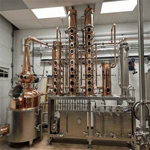200L銅蒸留器ボイラージンウォッカブランデーアレンビックアルコール蒸留密造酒ウィスキーとアップルジャックポットスティル - Product Image 4