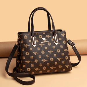 Venta Directa de Fábrica, Bolsos de Mano Retro de Lujo para Mujer, Gran Capacidad, Cuero PU, Bolso Tote Vintage, Bolso de Hombro para Compras - Product Image 1