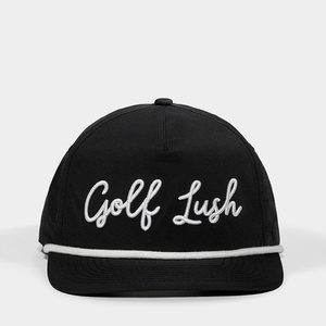 Gorra de Béisbol Personalizada OEM de 5 Paneles con Logotipo Bordado en 3D, Mezcla de Nailon/Algodón, Estilo Snapback, Gorra Desestructurada de Moda con Cuerda - Product Image 1