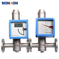 Rotameter Tabung Logam Stainless Steel LZ untuk Gas N2/Oksigen dan Cairan Minyak/Solar OEM Dapat Disesuaikan DN15-DN150