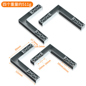 Modern Aluminum Frame Glass Door <b>Floor</b>-to-Ceiling Hinge Invisible Damping <b>Buffer</b> for Kitchen Cabinets Home Office Hospital Use - Product Image 6