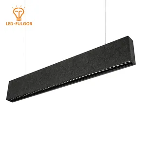 2021 Newest product Acoustic design 36W 48W 60W Linear led light lighting for office cinema book shop