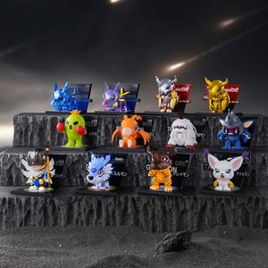 100% authentique, boîte mystère en PVC Digimon Adventure du Japon, ensemble complet, édition secrète, figurines d'<span class=keywords><strong>action</strong></span> de 6 à 7 cm, jouets de collection POPMART - Product Image 4