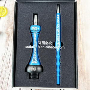 Cachimba Manual de Lujo de Acero Inoxidable Alpha Hookah Boutique Original de China con Logotipo Personalizable, Diseño de Polvo para <span class=keywords><strong>Chicas</strong></span>, Compatible con OEM - Product Image 5