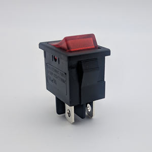 10A 250VAC 15*21 RL3-421/N-G-2-<span class=keywords><strong>RE</strong></span>/BK-P8-RS ON OFF 4P W/灯DPST翘板开关 - Product Image 2