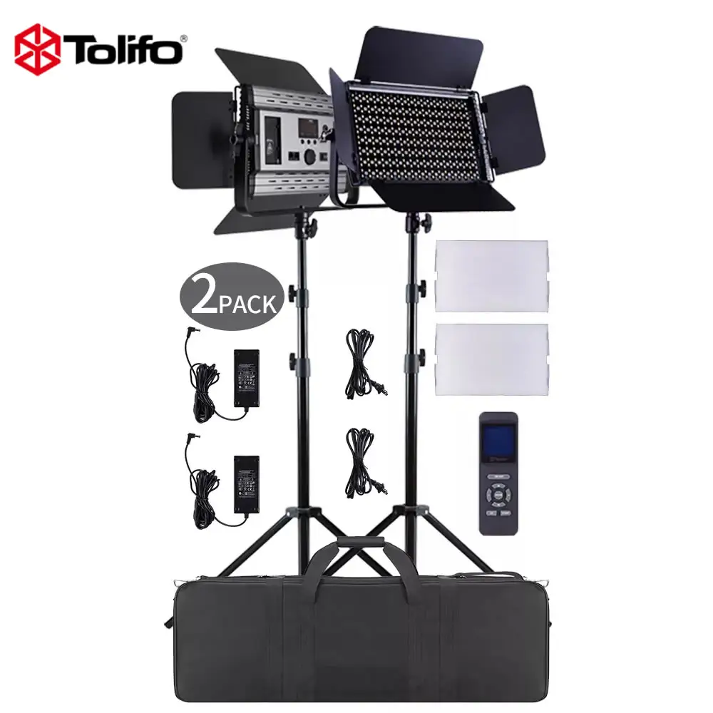 TOLIFO GK-S60RGB GK-S36RGB Ultra thin Aluminium Alloy Photography RGB LED Video Light Panel For TV Studio Photo