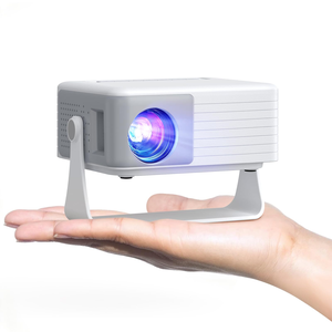 Projecteur LED intelligent Android 4K portable avec Wi-Fi, correction trapézoïdale automatique, courte focale, pour cinéma maison et usage professionnel, objectif manuel, 2G Pico Mini US - Product Image 1