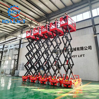 Plateforme de travail en hauteur électrique à batterie, prix usine, 4-16m, 500kg