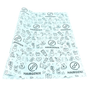 Custom Eco-Friendly Coated Recyclable Silk <b>Wrapping</b> <b>Paper</b> White <b>Paper</b> with Simple Logo for Packaging - Product Image 3