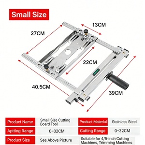 Guía de Posicionamiento de Bordes Metálicos de Alta Resistencia para Sierra Circular Eléctrica y Recortadora de Madera - Product Image 1