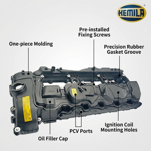 HEMILA Suku Cadang Kendaraan 11127570292 Tutup Katup untuk BMW Seri 1/2/3/4/5/6 (E88/E90/F30/F07) Set Mesin N55 - Product Image 3