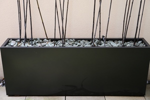 Pot Tanaman Persegi Panjang Logam Kustom, Pot Persegi Panjang Baja Modern, Pot Persegi Panjang dengan Logo Pribadi, Pot Tanaman Logam - Product Image 5