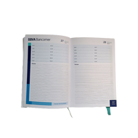 Bestseller Pu Notebook Werbe geschenk Business Molkerei Planer Notebook mit Gummiband und Stift auf der Wirbelsäule